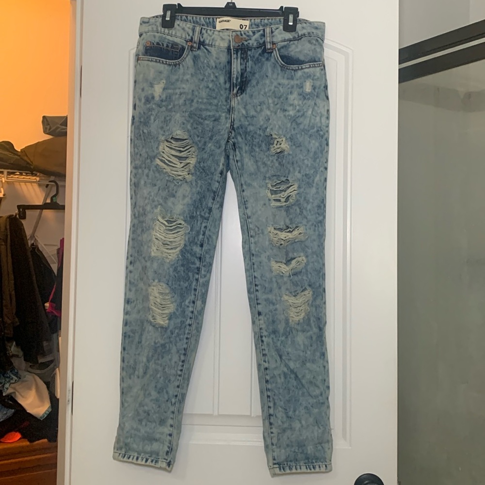 Garage Denim Ripped Jeans